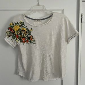 Cropped Free People Tiger Tee